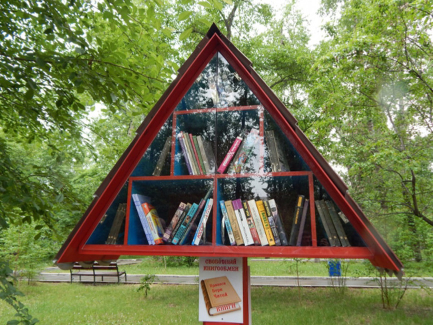 «Книгообменник» в Благовещенске. Фото: Юлия Гоман / 2×2.su